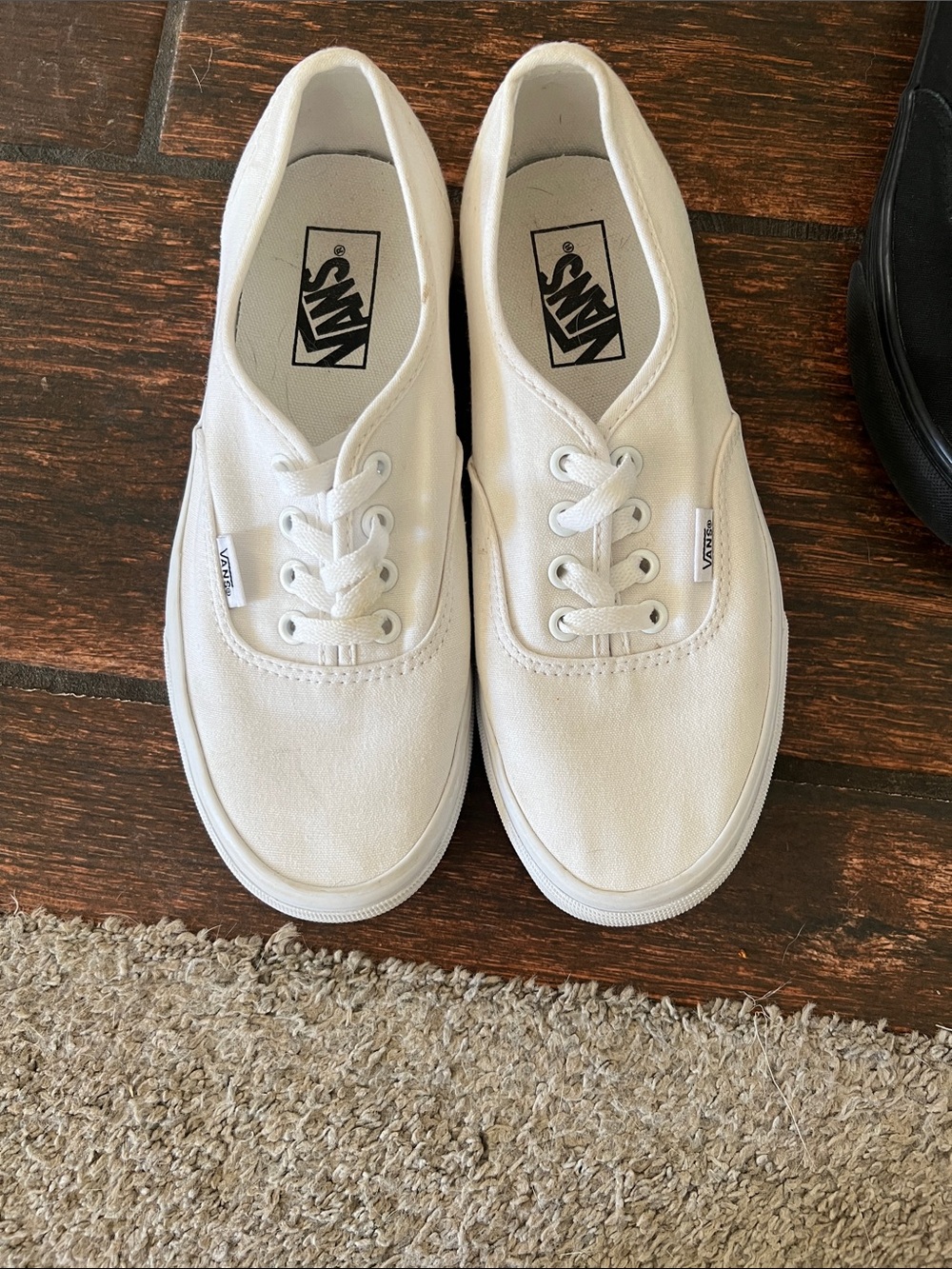 Vans Kids Classic Canvas Sneakers - White